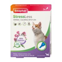 Pipete calmante cu lavanda pentru pisici Calming Spot On, 3 pipete, Beaphar