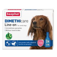 Pipete antiparazitare pentru caini sub 15 kg Dimethicare, 3 pipete, Beaphar