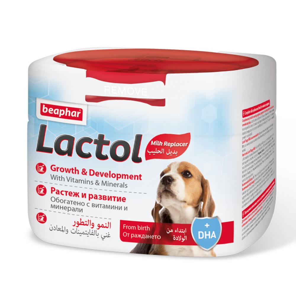 Inlocuitor de lapte pentru puii de catei Lactol+DHA Puppy, 250 g, Beaphar