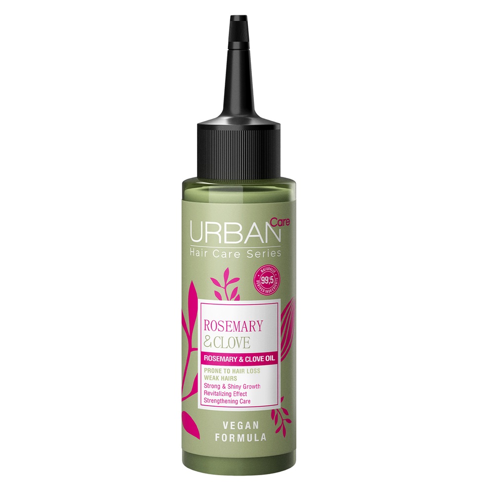 Ulei de par cu rozmarin si cuisoare Rosemary & Clove, 100 ml, Urban Care