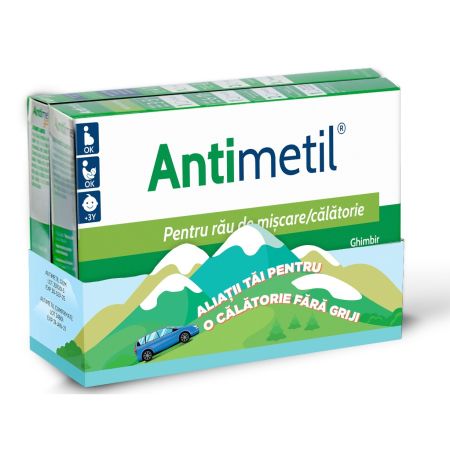 Pachet Antimetil 36 tablete + 12 gom, Tilman