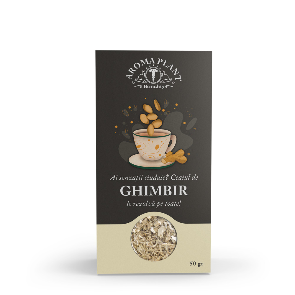 Ceai de ghimbir Bonchiș, 50 g, Aroma Plant