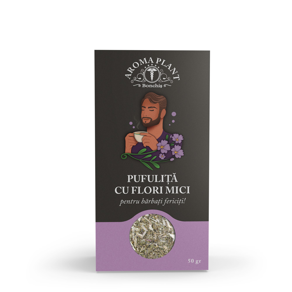 Ceai de pufulita cu flori mici Bonchiș, 50 g, Aroma Plant