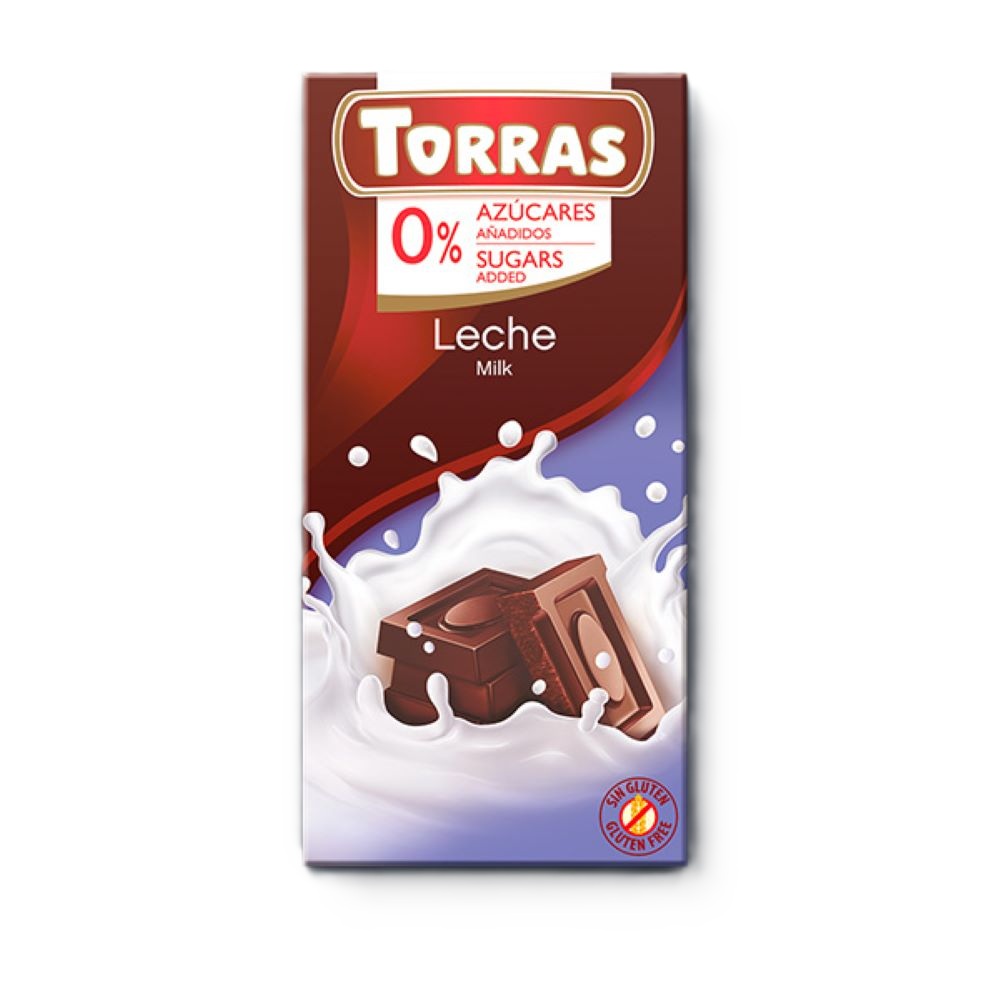 Ciocolata cu lapte, 75 g, Torras