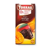 Ciocolata neagra cu mango, 75 g, Torras