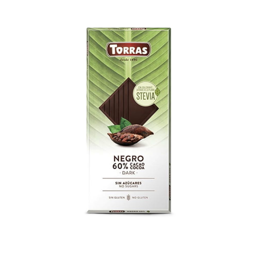 Ciocolata neagra cu 60% cacao, 100 g, Torras