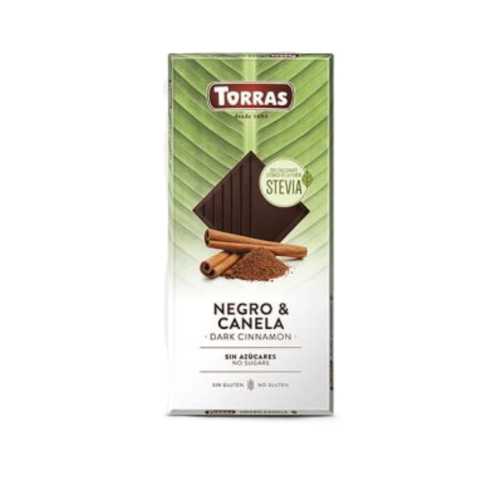 Ciocolata neagra cu scortisoara, 125 g, Torras