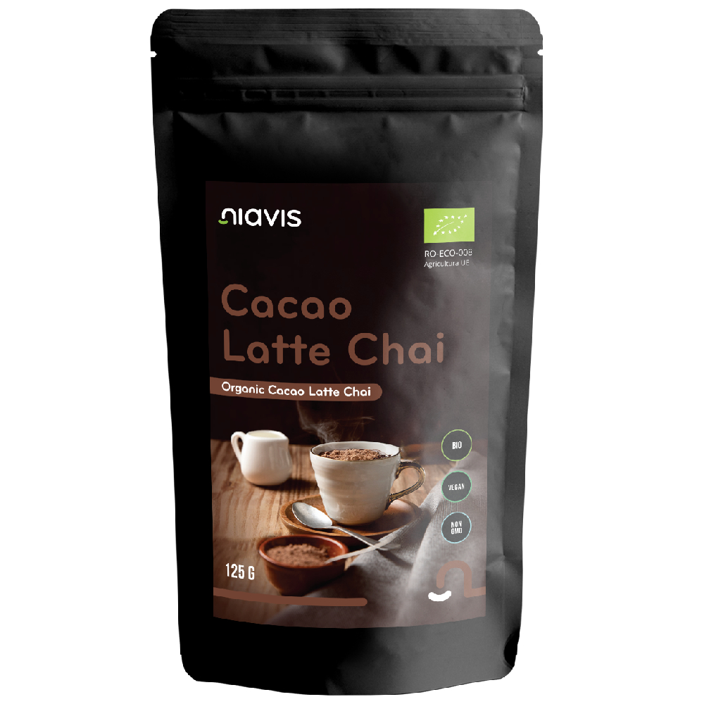 Cacao Latte Chai Mix Ecologic, 125 g, Niavis