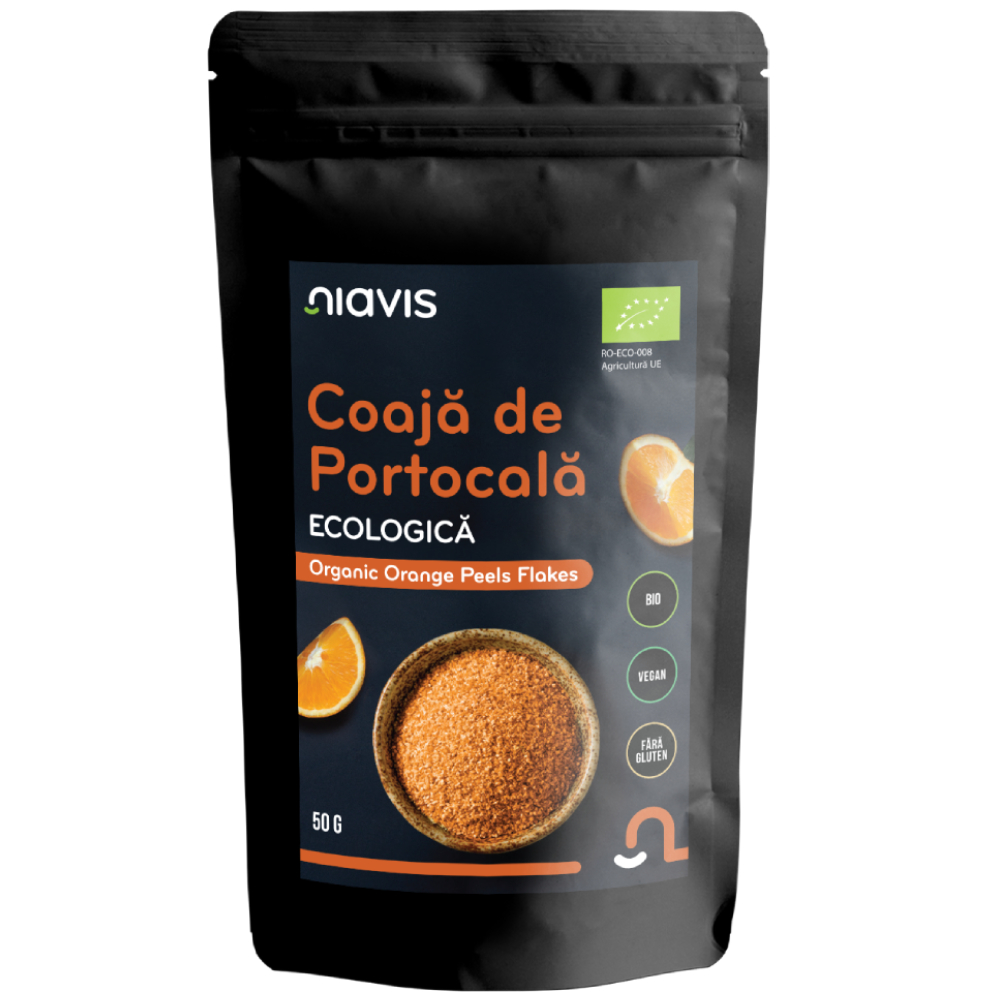 Coaja de Portocala Ecologica, 50 g, Niavis