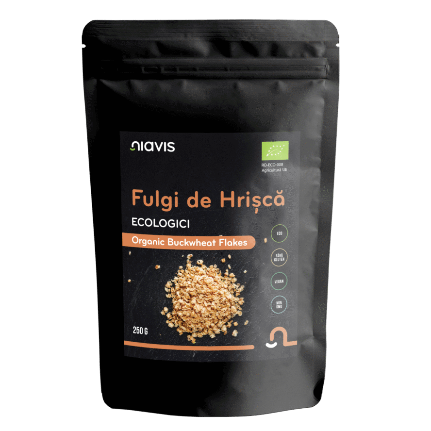 Fulgi de Hrisca Ecologici, 250 g, Niavis