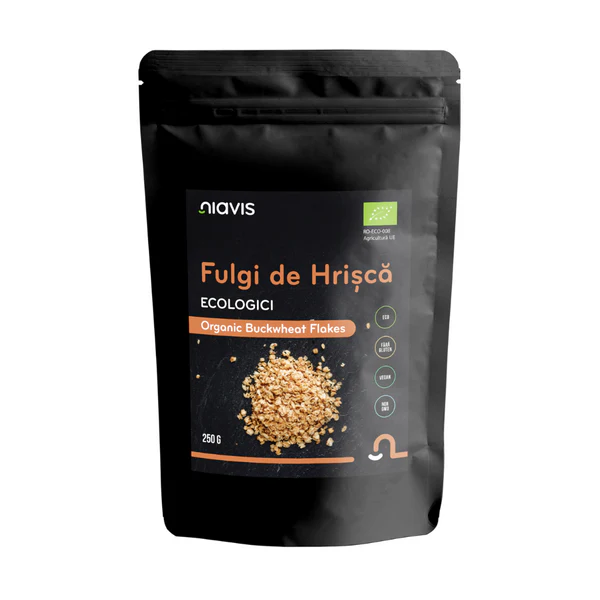 Fulgi de Hrisca Ecologici, 250 g, Niavis