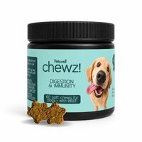 Supliment pentru caini Digestion & Immunity  Chewz, 60 comprimate masticabile, Petswell