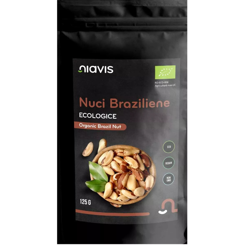 Nuci Braziliene Ecologice, 125 g, Niavis