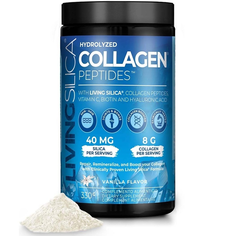 Peptide de colagen hidrolizat cu siliciu organic Living Silica, 330 g, Silicium Laboratories