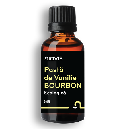 Pasta de vanilie de Bourbon ecologica, 30 ml, Niavis