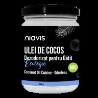 Ulei de Cocos dezodorizat pentru gatit (RBD) Ecologic, 500 ml, Niavis