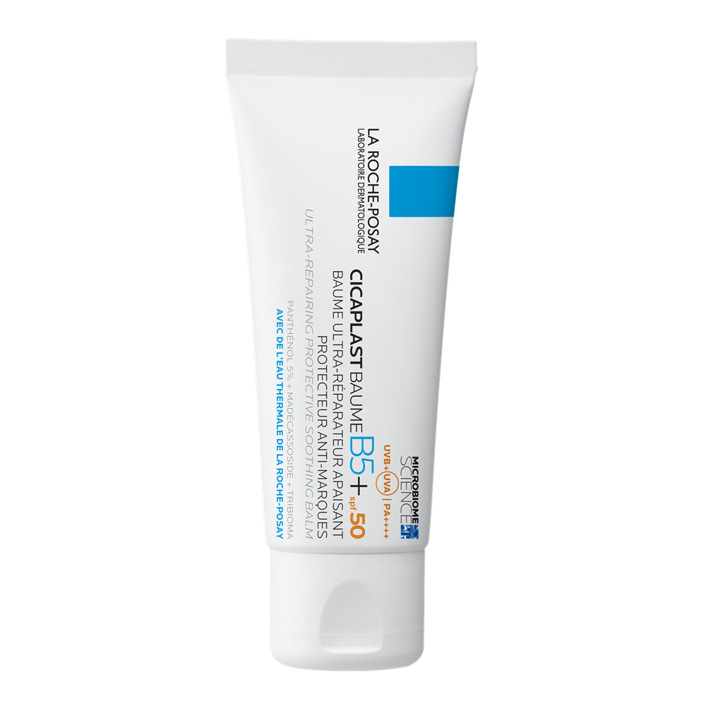 Balsam ultra-reparator, anti-pete pigmentare Cicaplast B5+ SPF50, 40 ml, La Roche-Posay