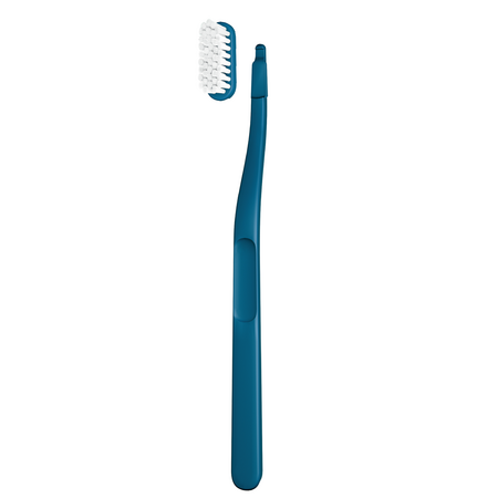 Periuta de dinti pentru adulti cu 4 capete interschimbabile Change Green Clean Medium, 1 bucata, Jordan 631145