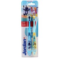 Set periuta de dinti pentru copii 6-9 ani Step by Step, 2 bucati, Jordan