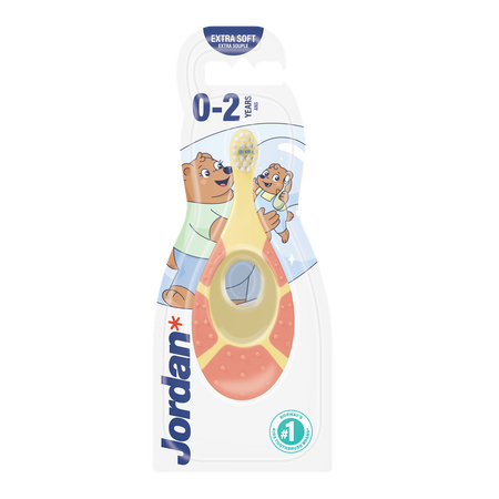 Periuta de dinti pentru copii 0-2 ani Step by Step, 1 bucata, Jordan 736317