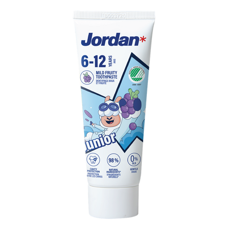Pasta de dinti pentru copii 6-12 ani design1, 50 ml, Jordan 736323