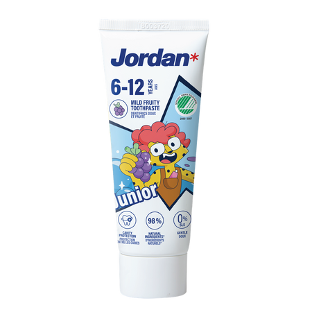 Pasta de dinti pentru copii 6-12 ani design1, 50 ml, Jordan 736324