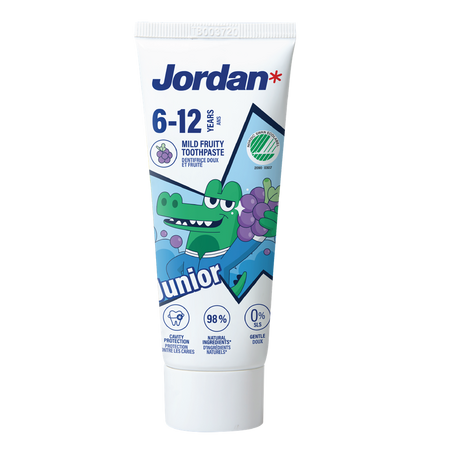 Pasta de dinti pentru copii 6-12 ani design1, 50 ml, Jordan
