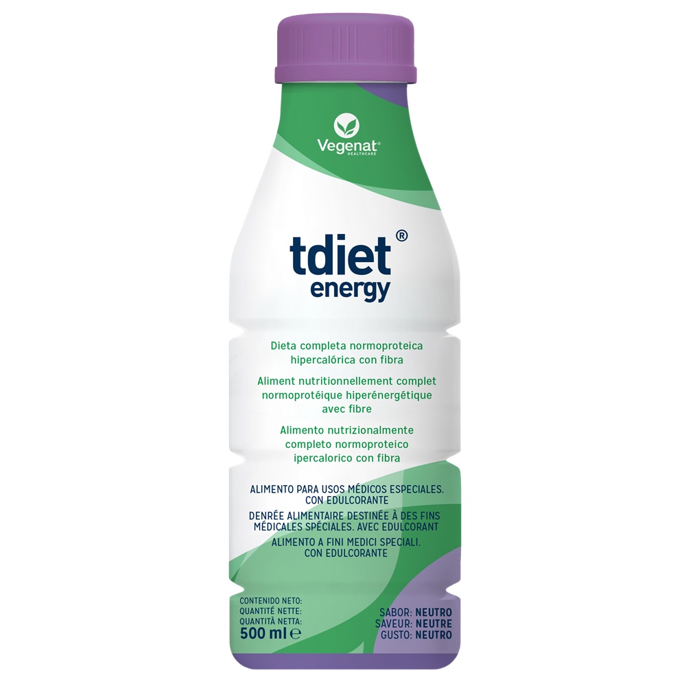 Tdiet Energy aroma neutra, 500 ml, Vegenat