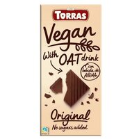 Ciocolata vegana cu bautura de ovaz, 100 g, Torras