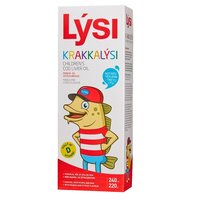 Ulei din ficat de cod pentru copii cu aroma naturala de mango, 240 ml, Lysi
