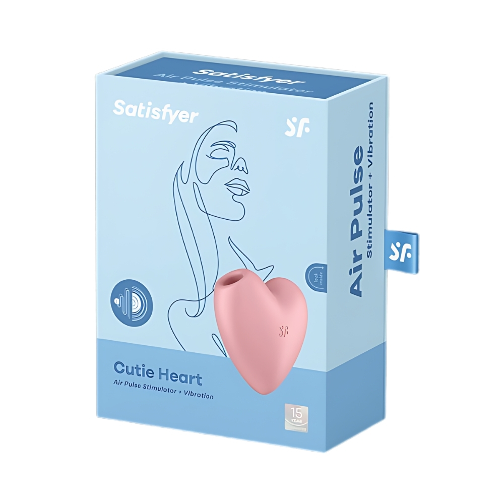 Vibrator in forma de inima Cutie Heart, 1 bucata, Satisfyer