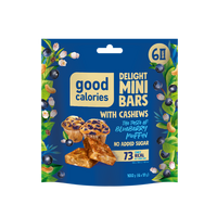 Mini batoane cu caju si afine, 102 g, Good Calories