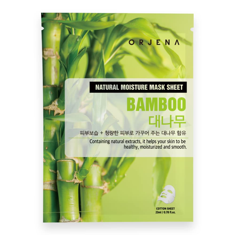 Masca tip servetel Natural Moisture Mask - Bamboo, 23 ml, Orjena