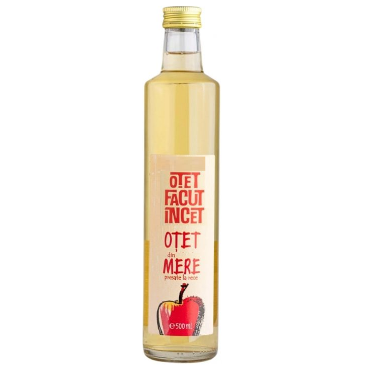 Otet din mere, 500 ml, Otet Facut Incet