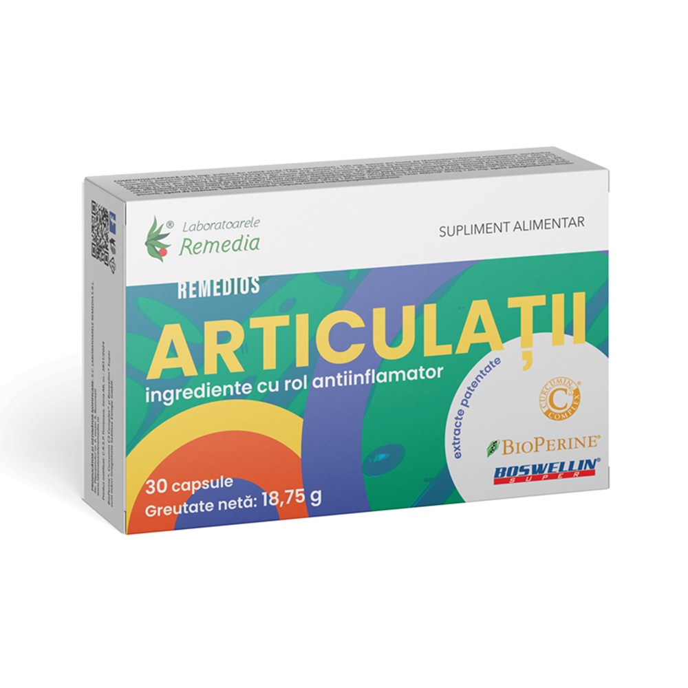 Articulatii Remedios, 30 capsule, Remedia