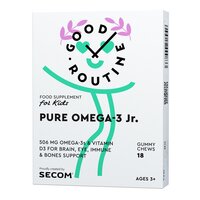 Pure Omega-3 Jr Good Routine, 18 jeleuri, Secom