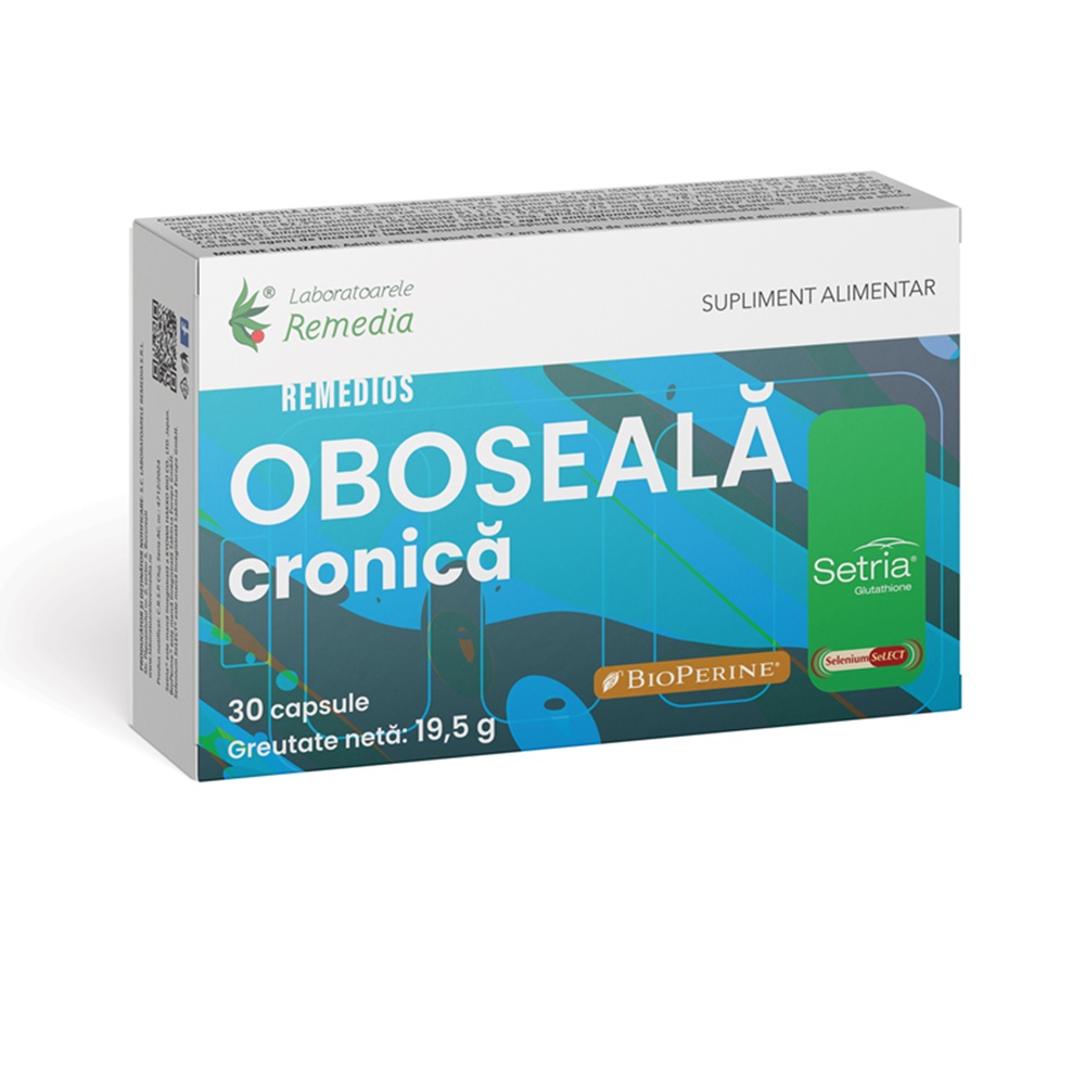 Oboseala cronica Remedios, 30 capsule, Remedia