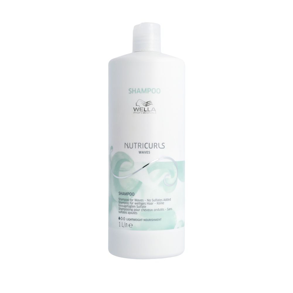 Sampon pentru par ondulat Nutricurls Waves, 1000 ml, Wella Professionals