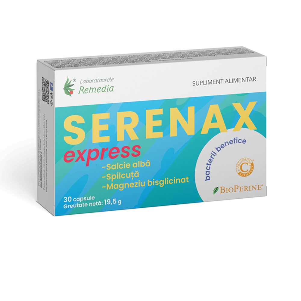 Serenax Express, 30 capsule, Remedia