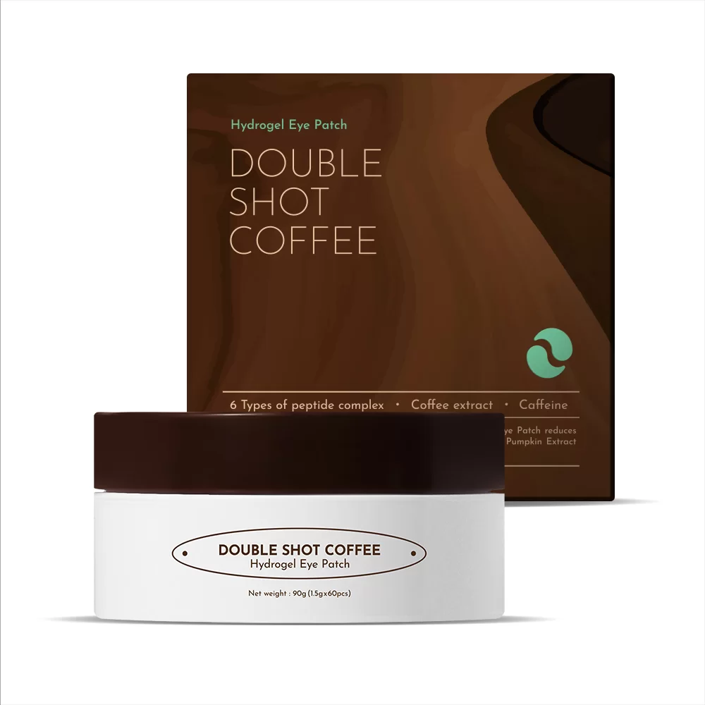 Plasturi pentru ochi Double Shot Coffee Hydrogel Eye Patch, 60 bucati, Orjena