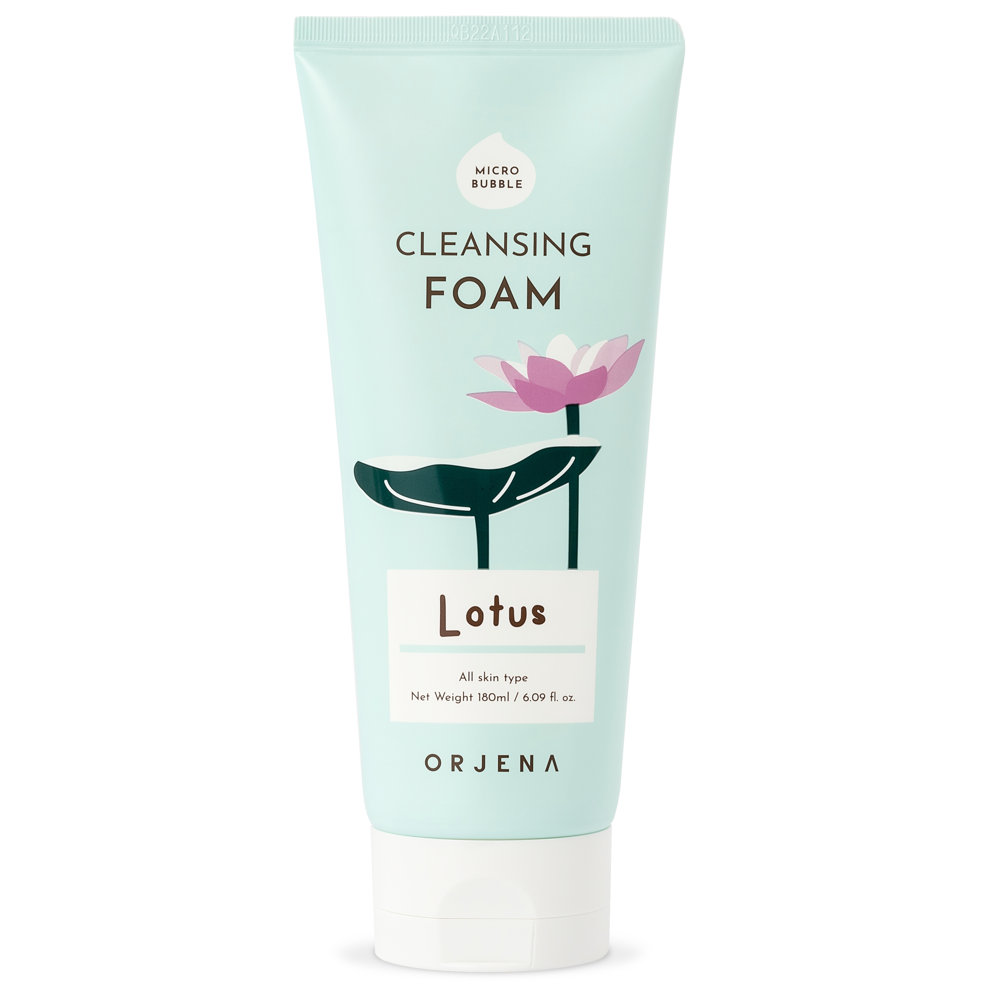 Spuma de curatare, Smile Day Cleansing Foam Lotus, 180 ml, Orjena