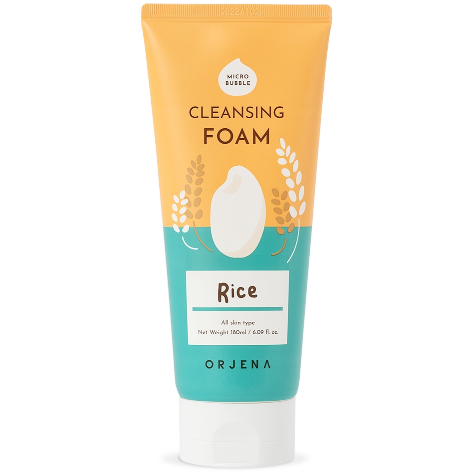 Spuma de curatare, Smile Day Cleansing Foam Rice, 180 ml, Orjena