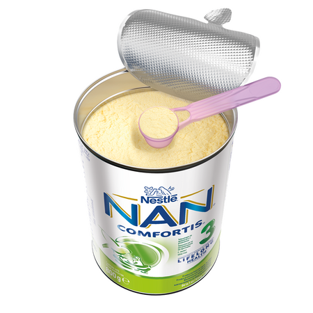 Lapte praf Nan 3 Comfortis, 1-2 ani, 800 g, Nestle 722569