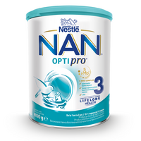 Lapte praf Nan 3 OptiPro, 12 luni+, 800 g, Nestle