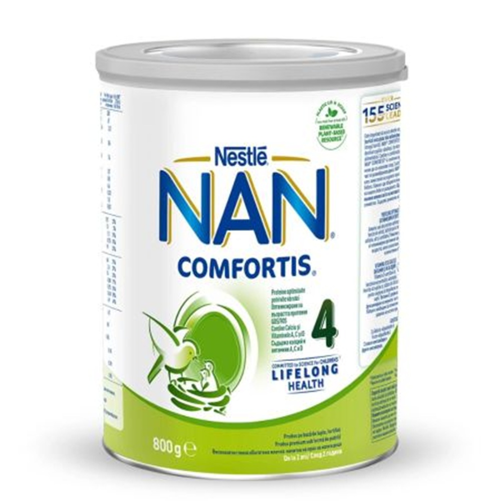 Lapte praf Nan 4 Comfortis, 2 ani+, 800 g, Nestle