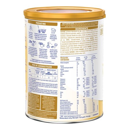 Lapte praf Nan 3 Supreme Pro, 12 luni+, 800 g, Nestle 722594
