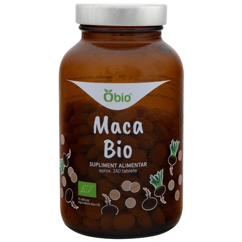 Maca bio, 240 tablete, Obio