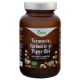 Turmeric Ghimbir Si Piper Bio, 60 tablete, Obio 632406