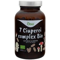 Complex de 7 ciuperci bio, 150 capsule, Obio