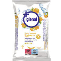 Servetele antibacteriene pentru maini, Galbenele, 15 bucati, Igienol